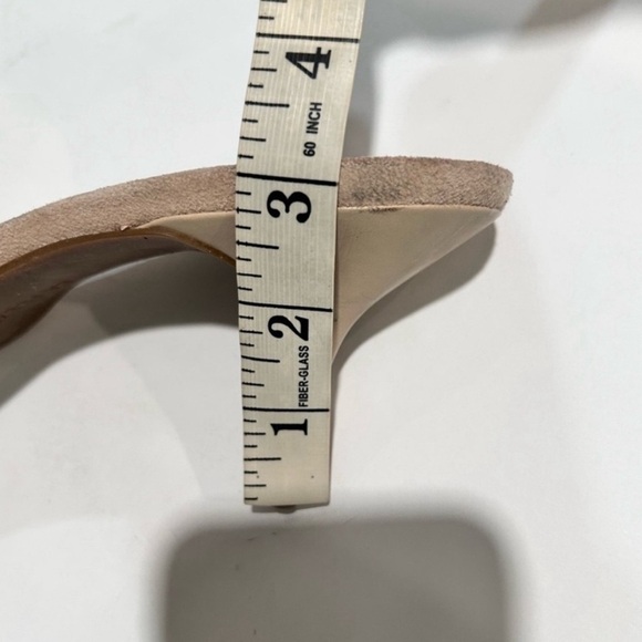 Enzo Angiolini Cream Slide Sandals with Rose Detail - Picture 11 of 15